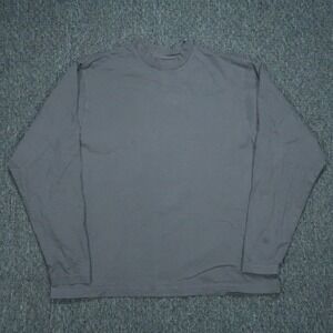 Yeezy Gap Shirt Mens Large Gray Long Sleeve Tee Crew Neck Oversized *
